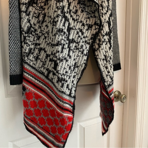 DESIGUAL by Christian Lacroix 46J2L12 Open Front Wrap Sweater Cardigan - Picture 11 of 15